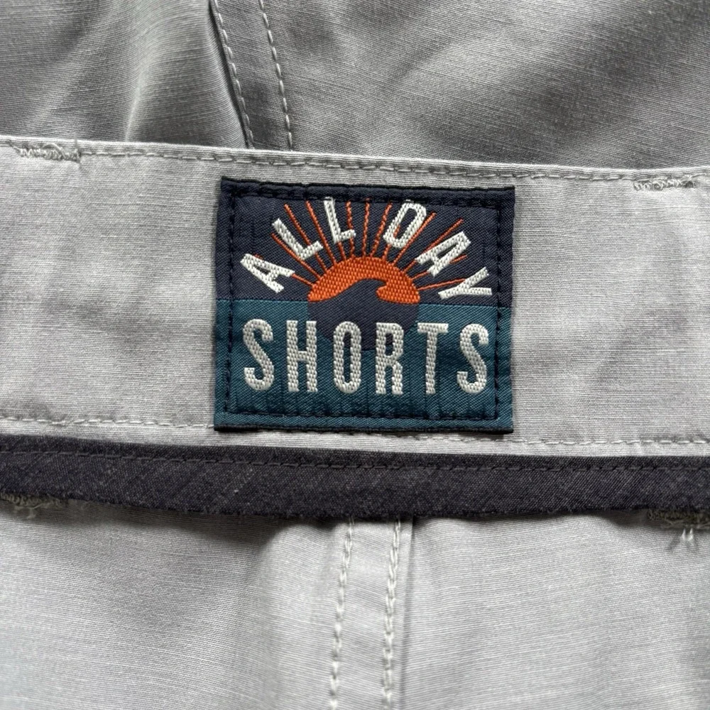 Faherty All Day Shorts Mens 42‎ Gray Hiking Chino Lightweight Outdoor Casual